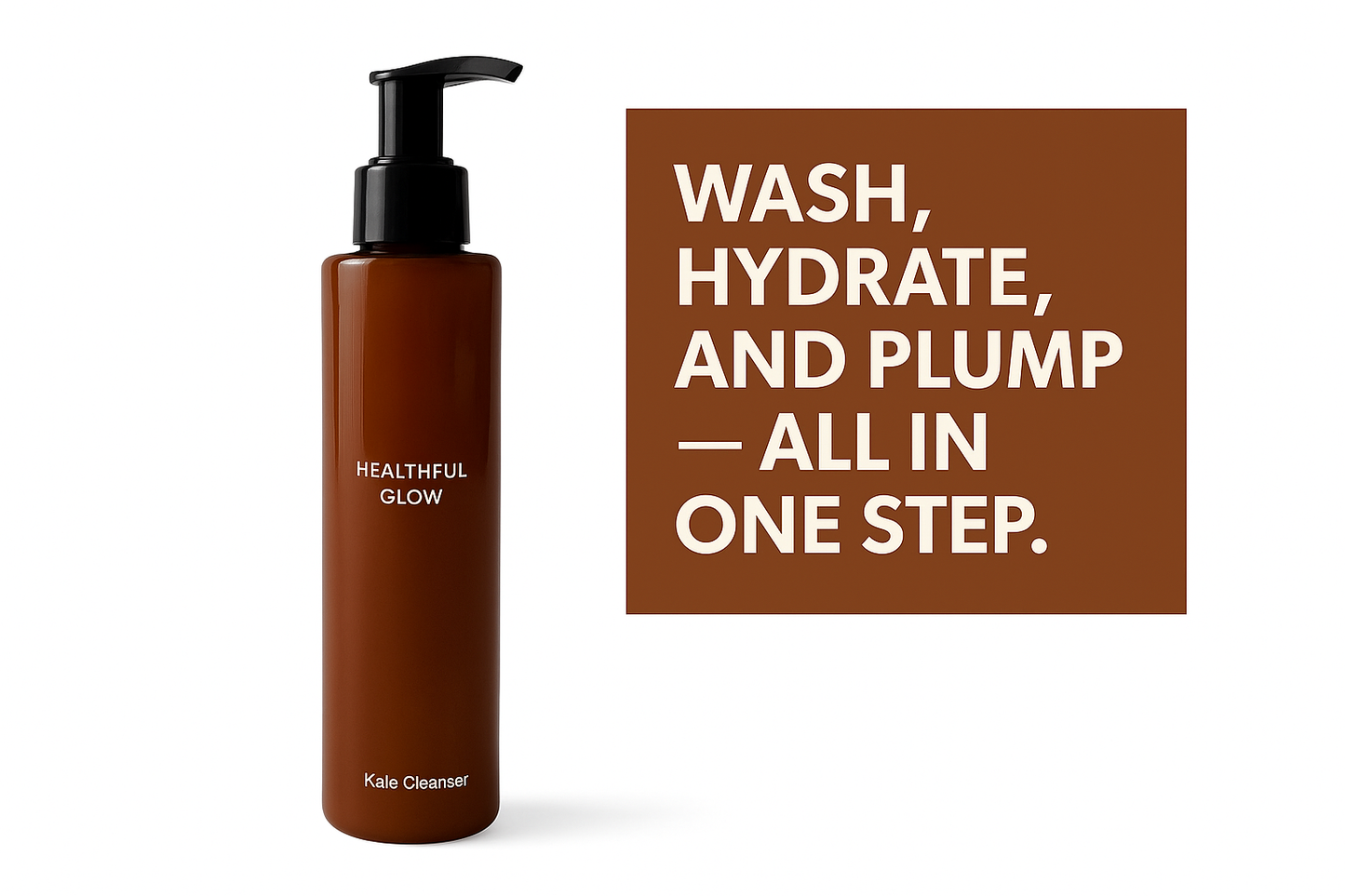 Kale Hydrating Face Cleanser · For Dry Skin